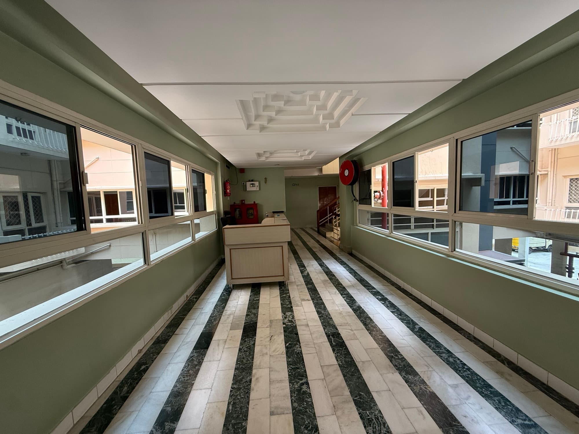 Corridor windows